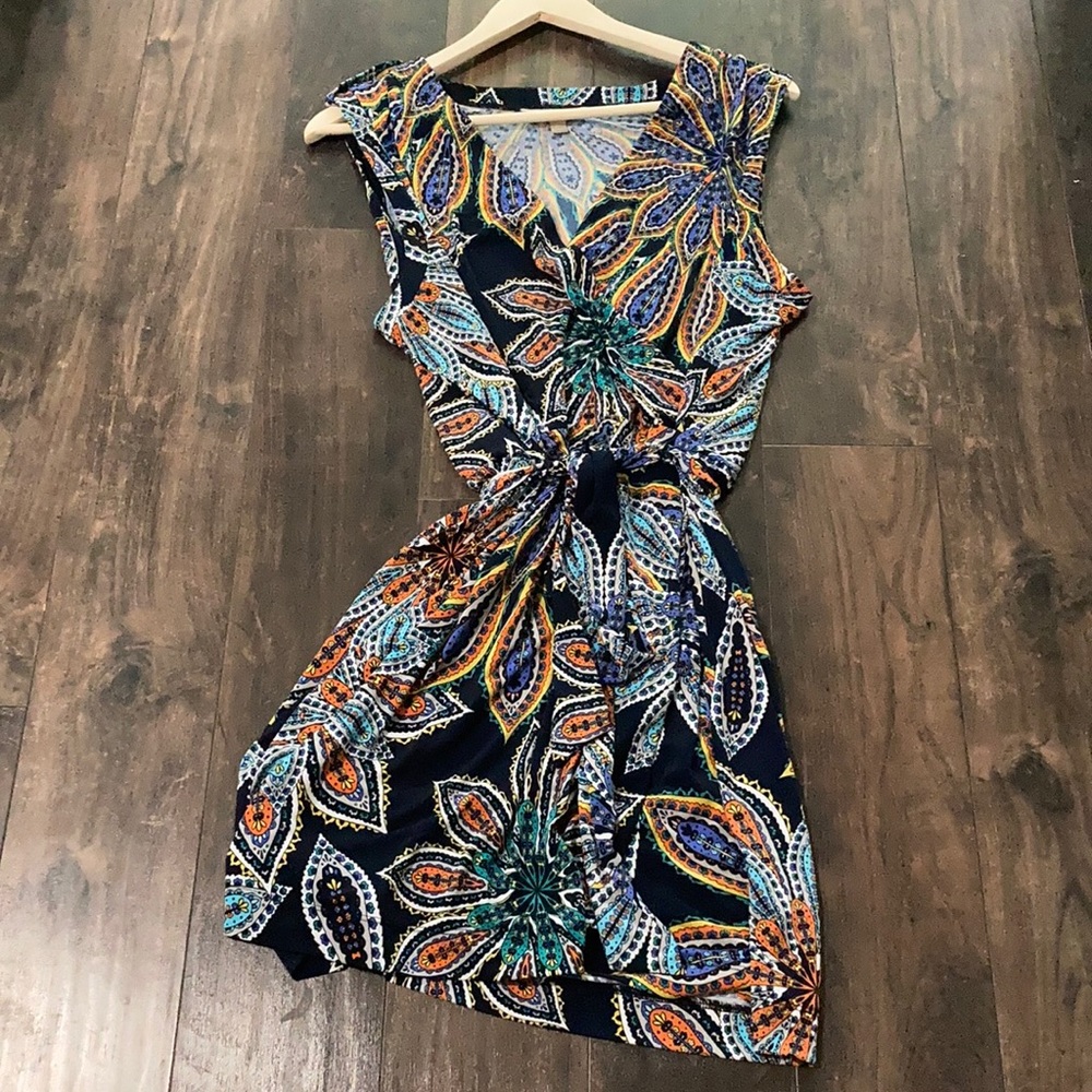 Banana Republic paisley sleeveless dress